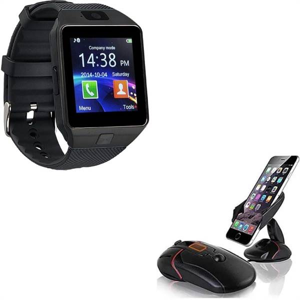 DZ09 Smartwatch and Mobile Phone Stand Holder &Car Mount Holder